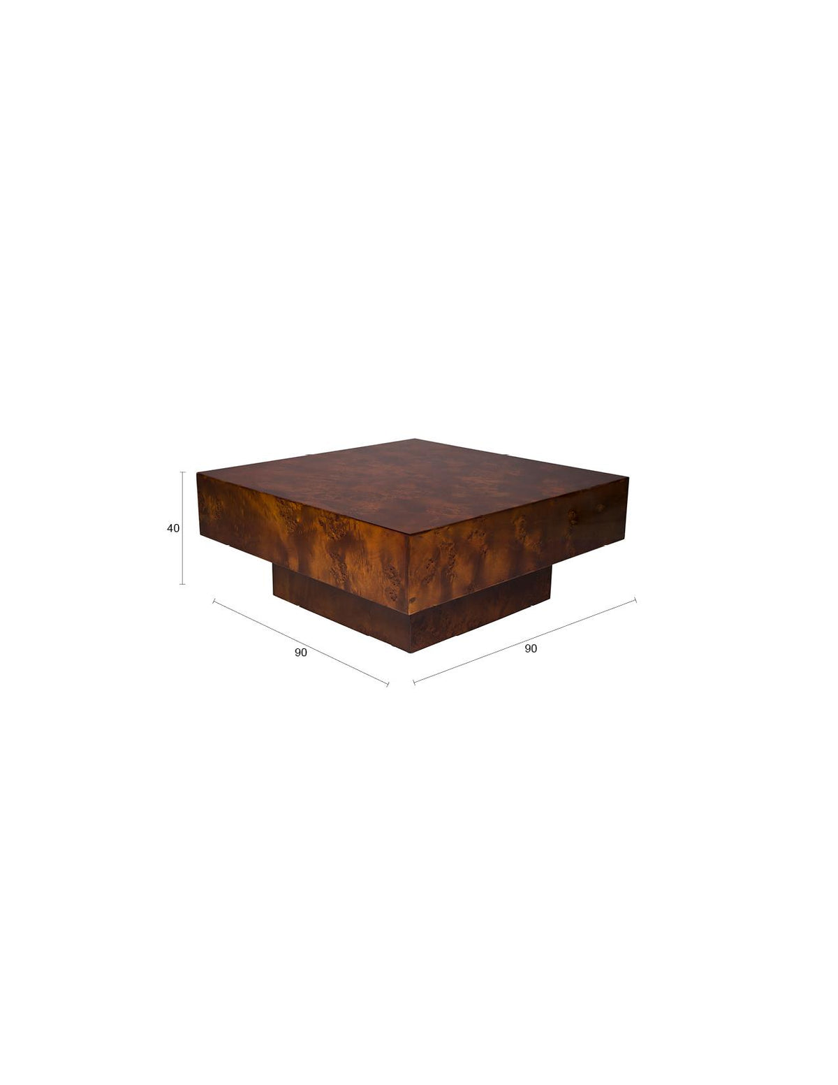 Quinn Walnut Coffee Table