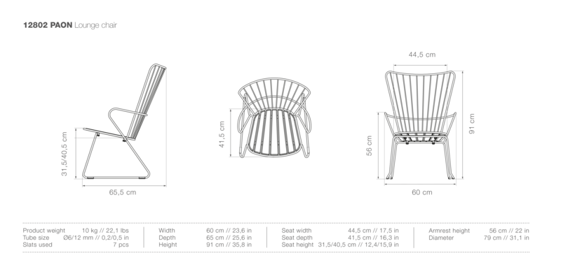 Paon Garden Lounge Chair