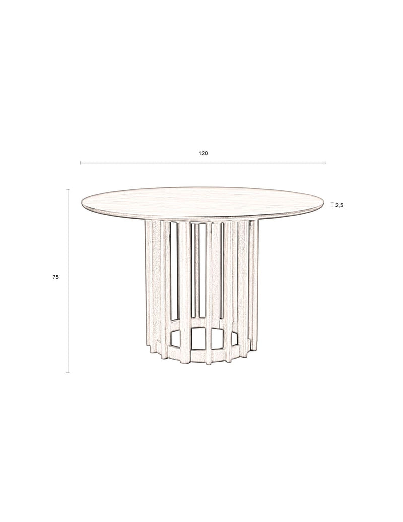 Barlet Round Table 120cm