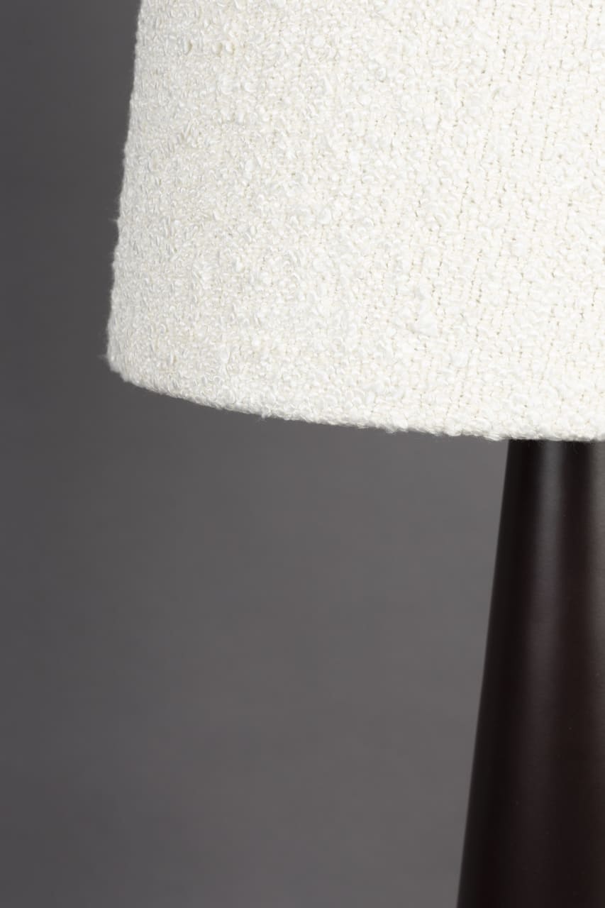 Miki bouclé floor lamp