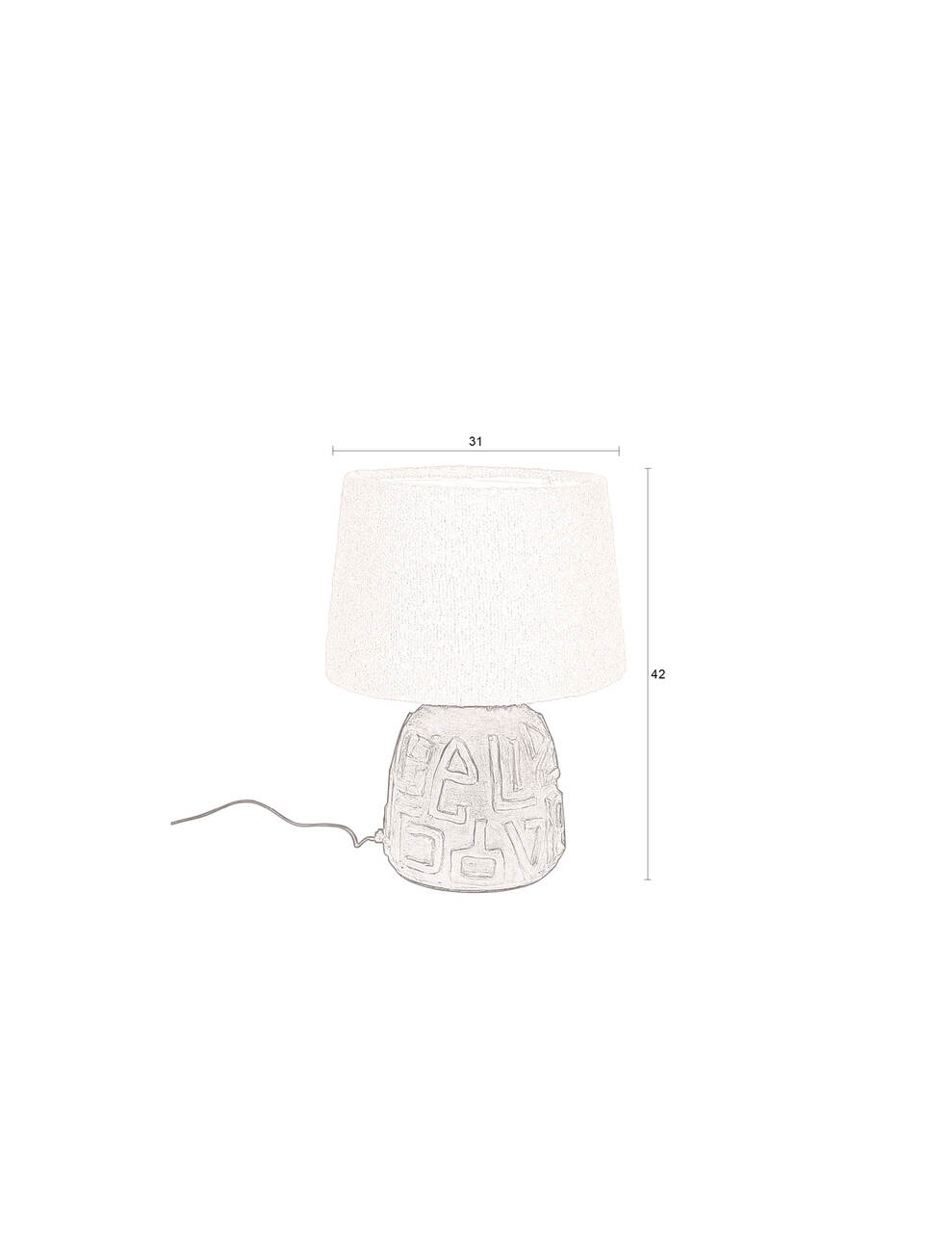 Renzo table lamp