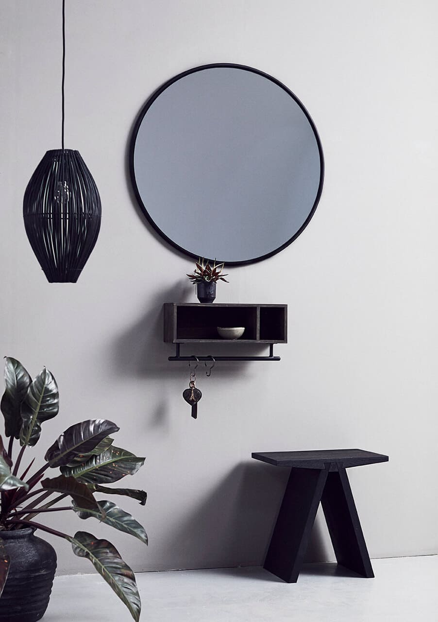 Stool Angle Black | Natural
