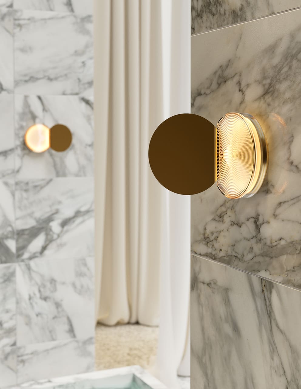 Poudrier Wall Lamp