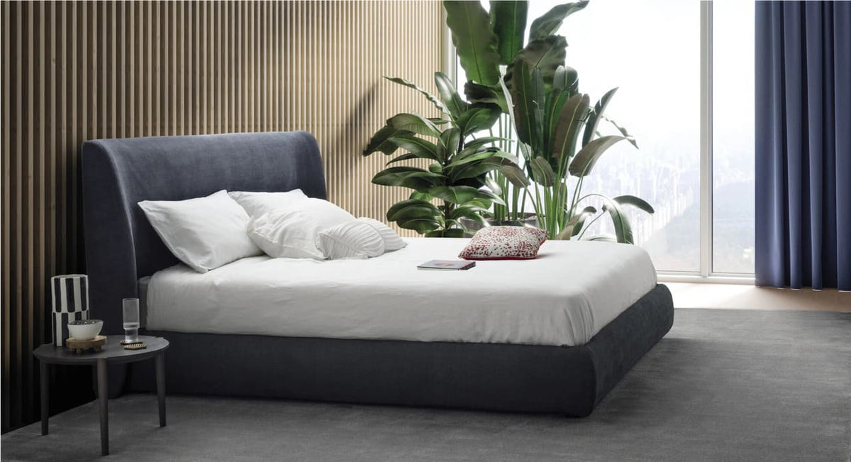 Custom Bed: Leaf Headboard