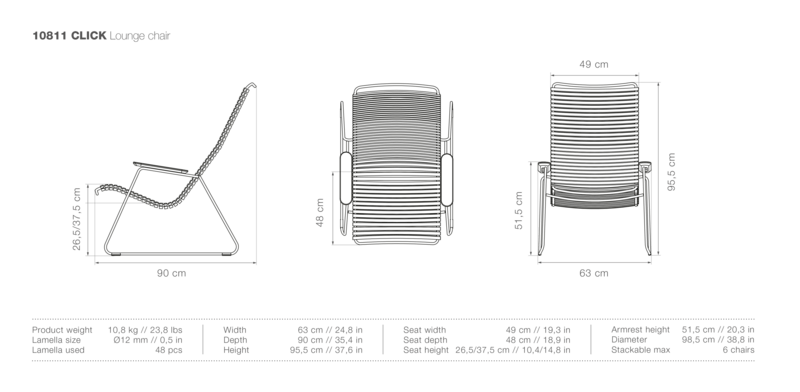 Click Lounge Chair & Footrest