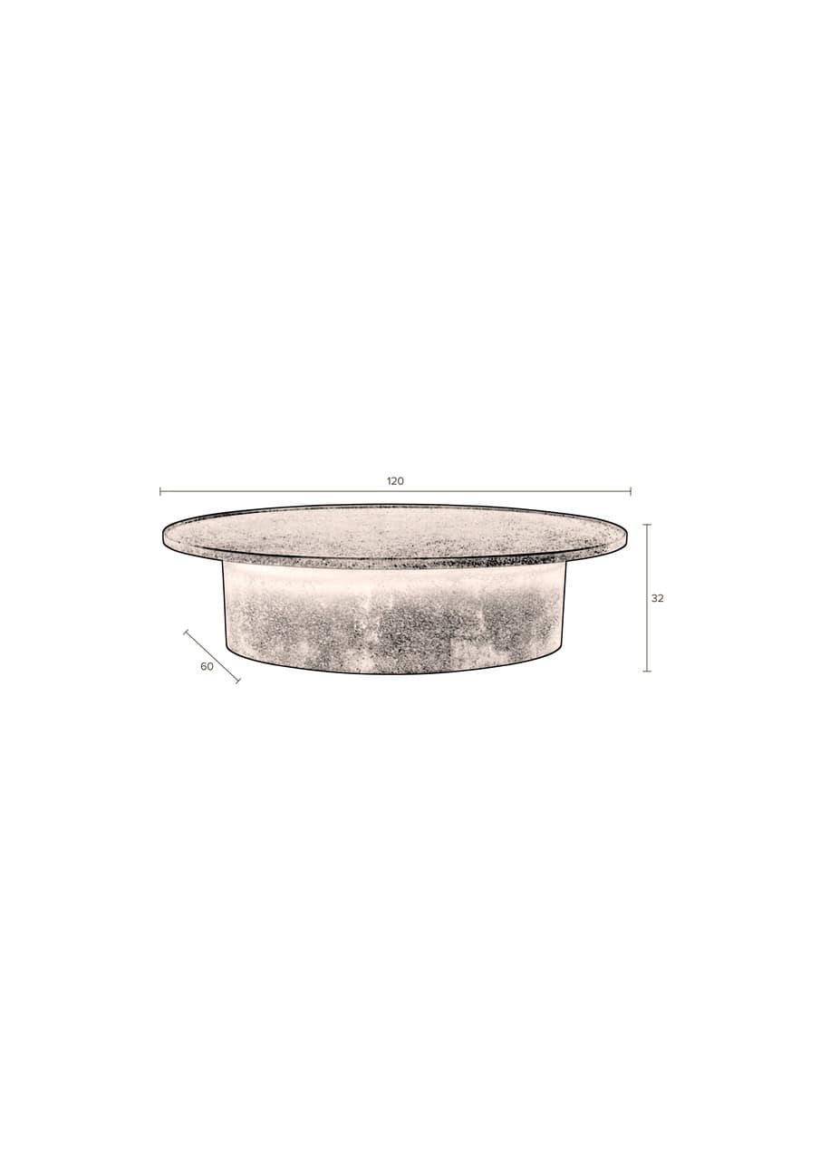 Winston Oval Coffee Table