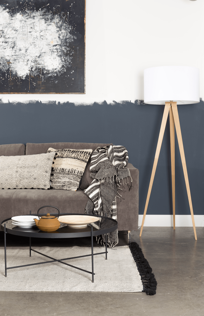 Tripod Wood Floor Lamp