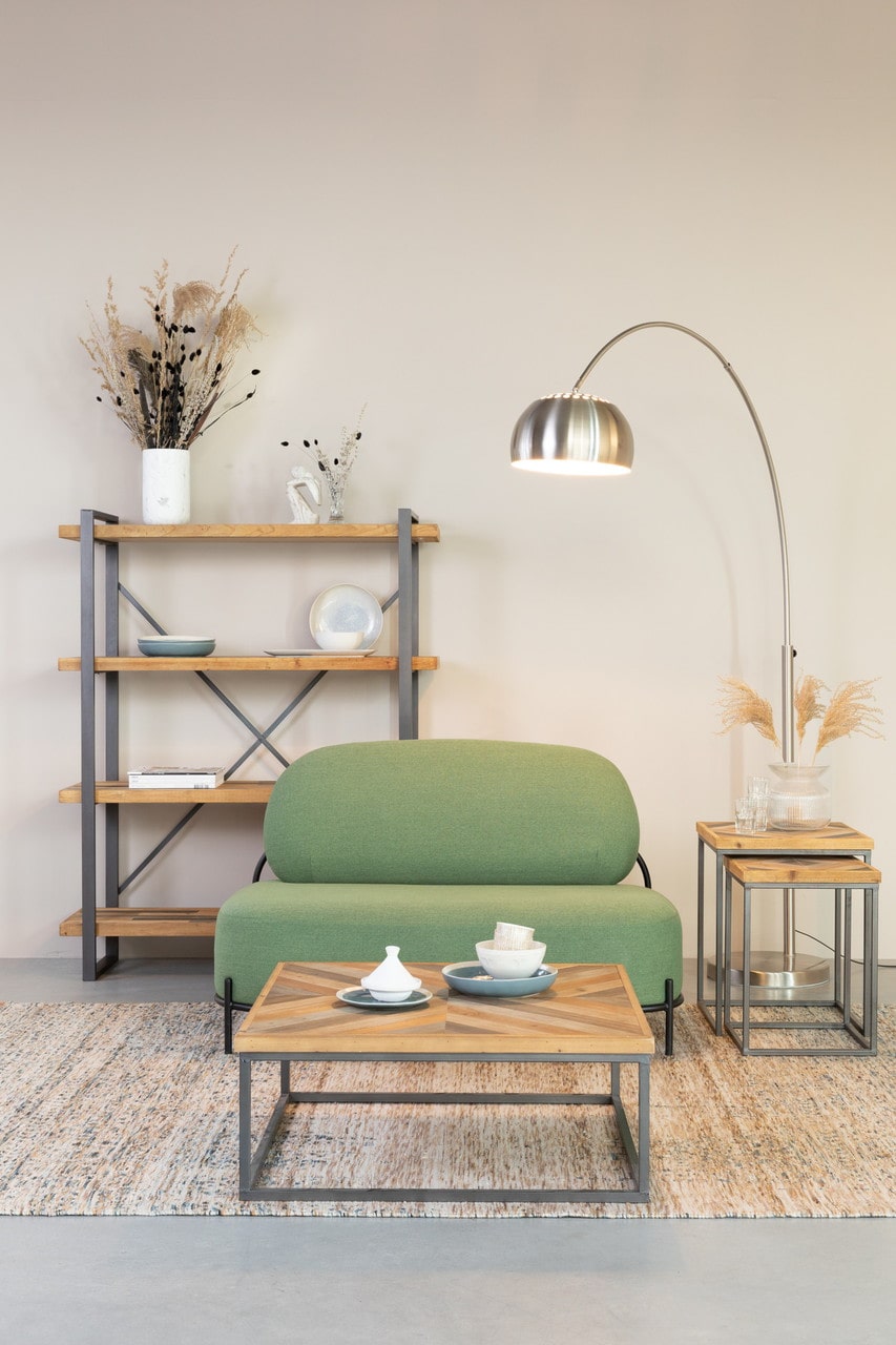 Metal Bow Floorlamp