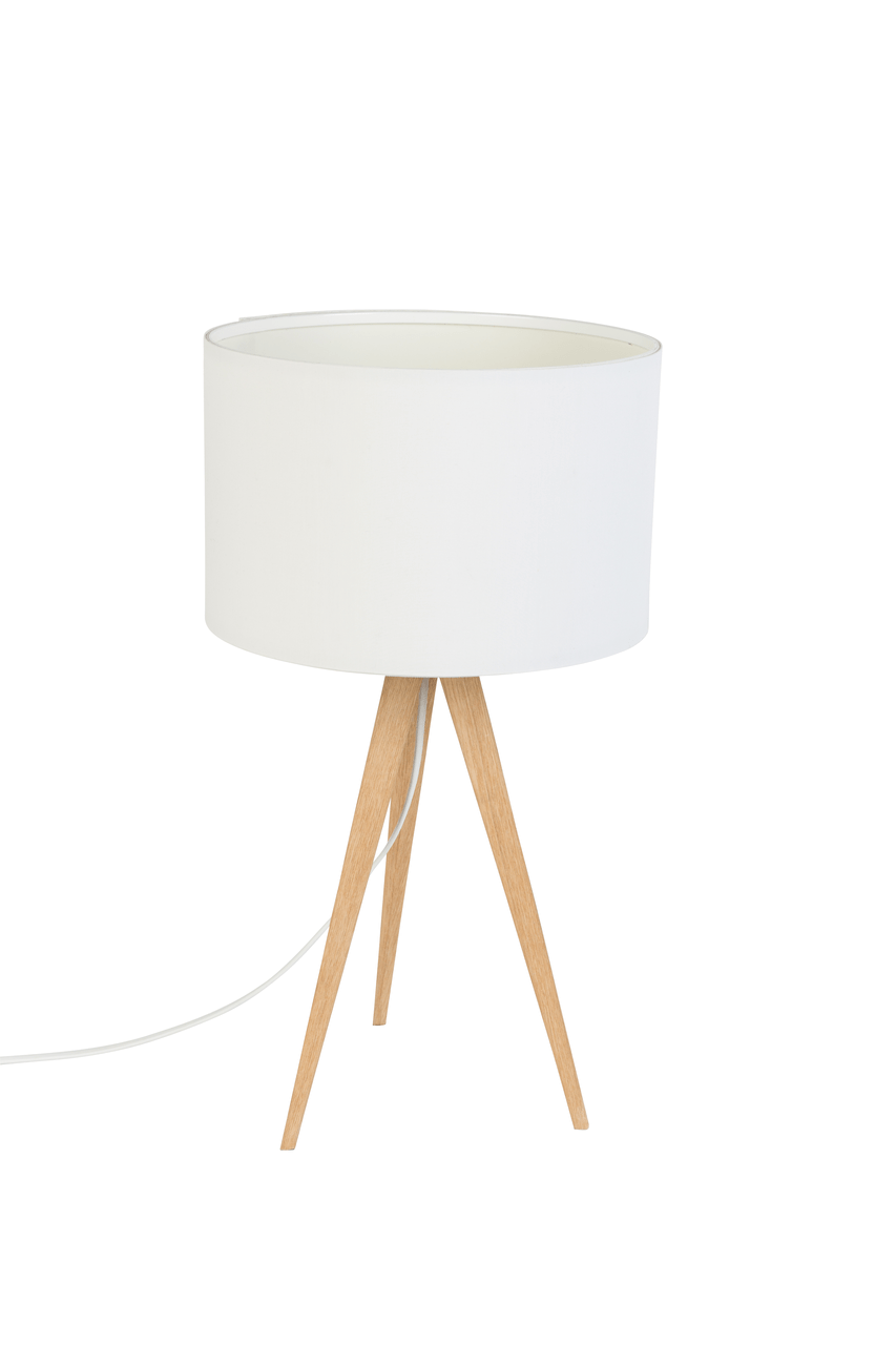 Tripod Wood Table Lamp