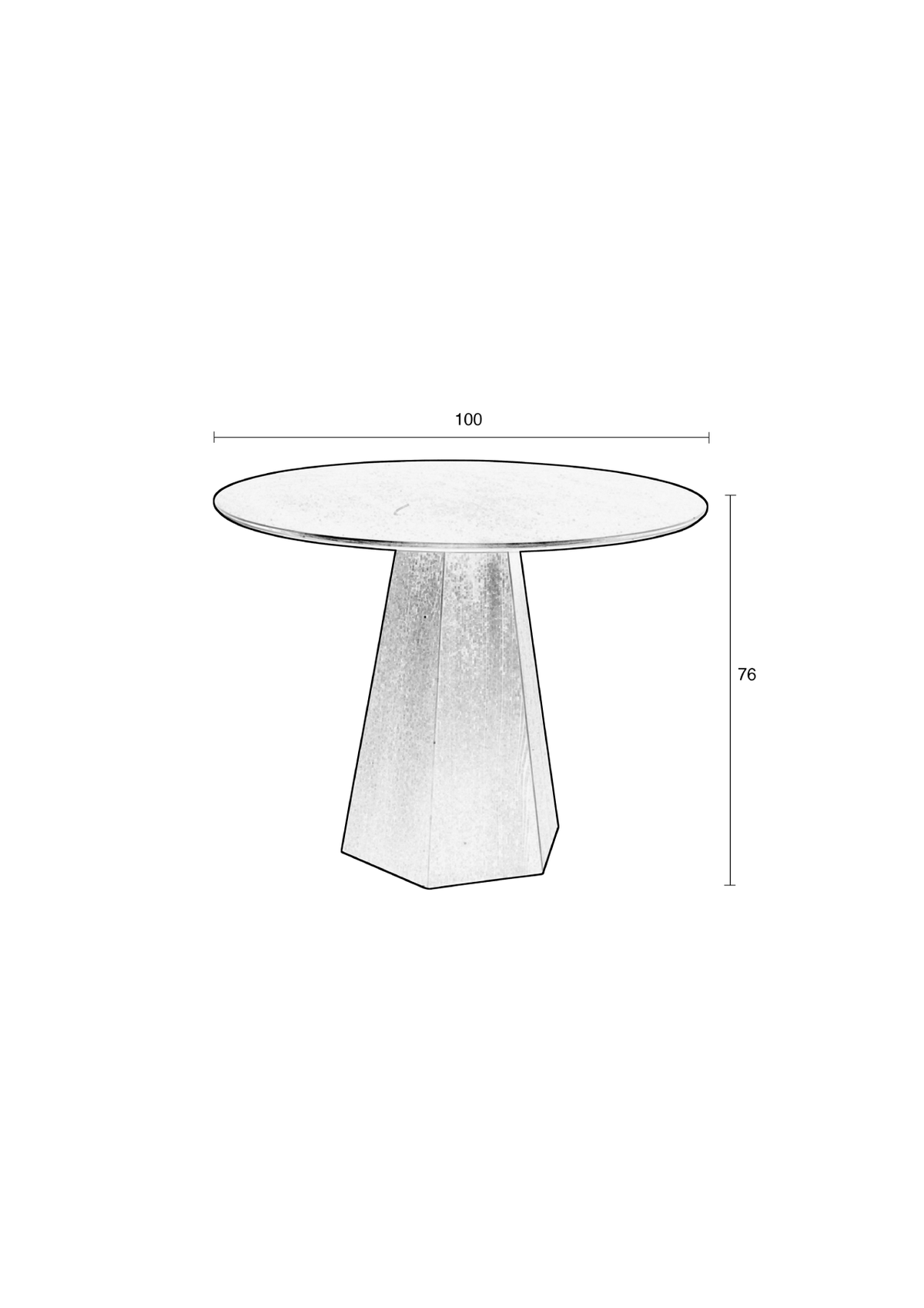 Pilar Round Table Ø 100cm