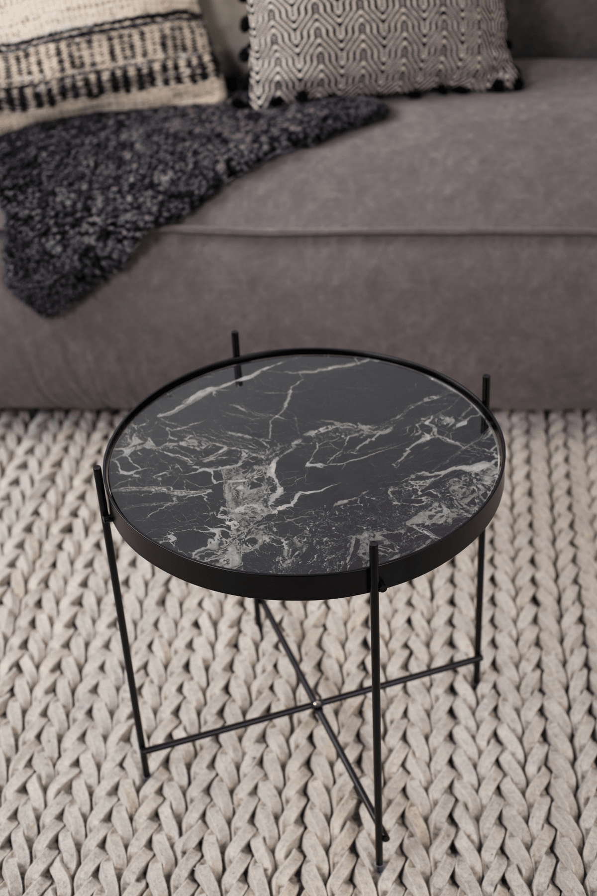Cupid Marble Side Table