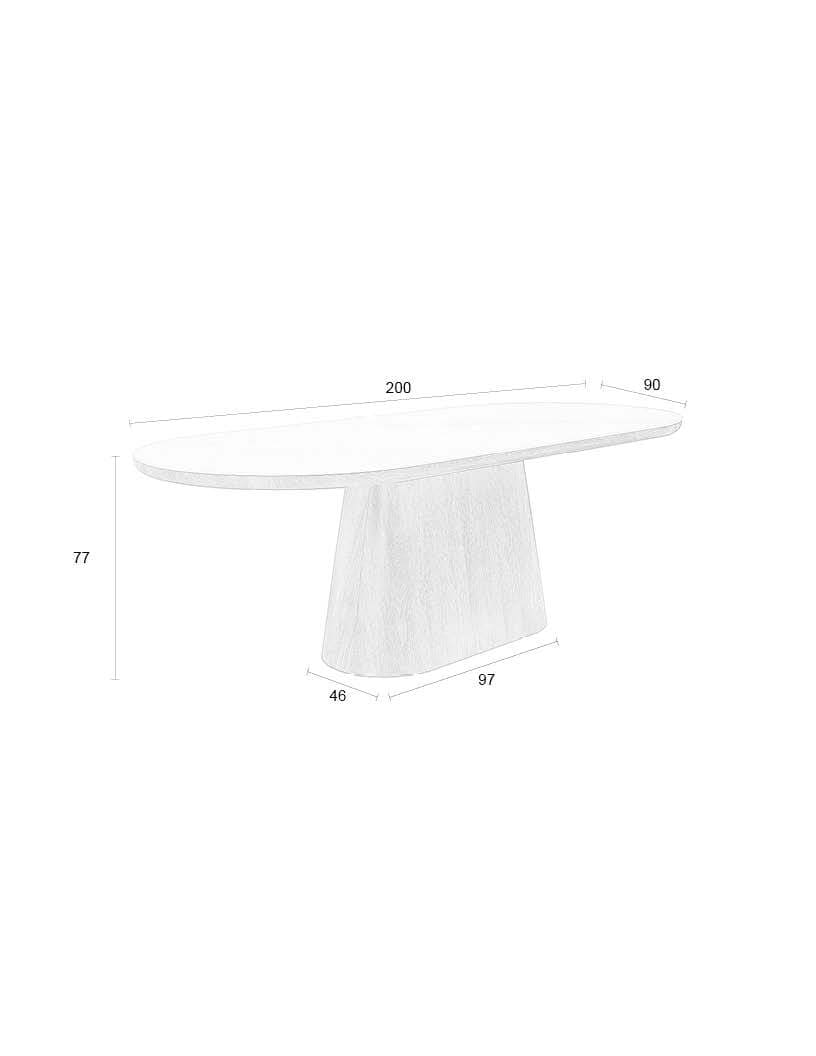 Almira Oval Table