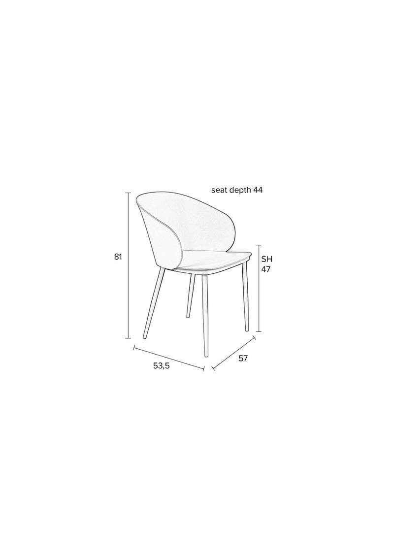 Καρέκλα GiGi (σετ 2)