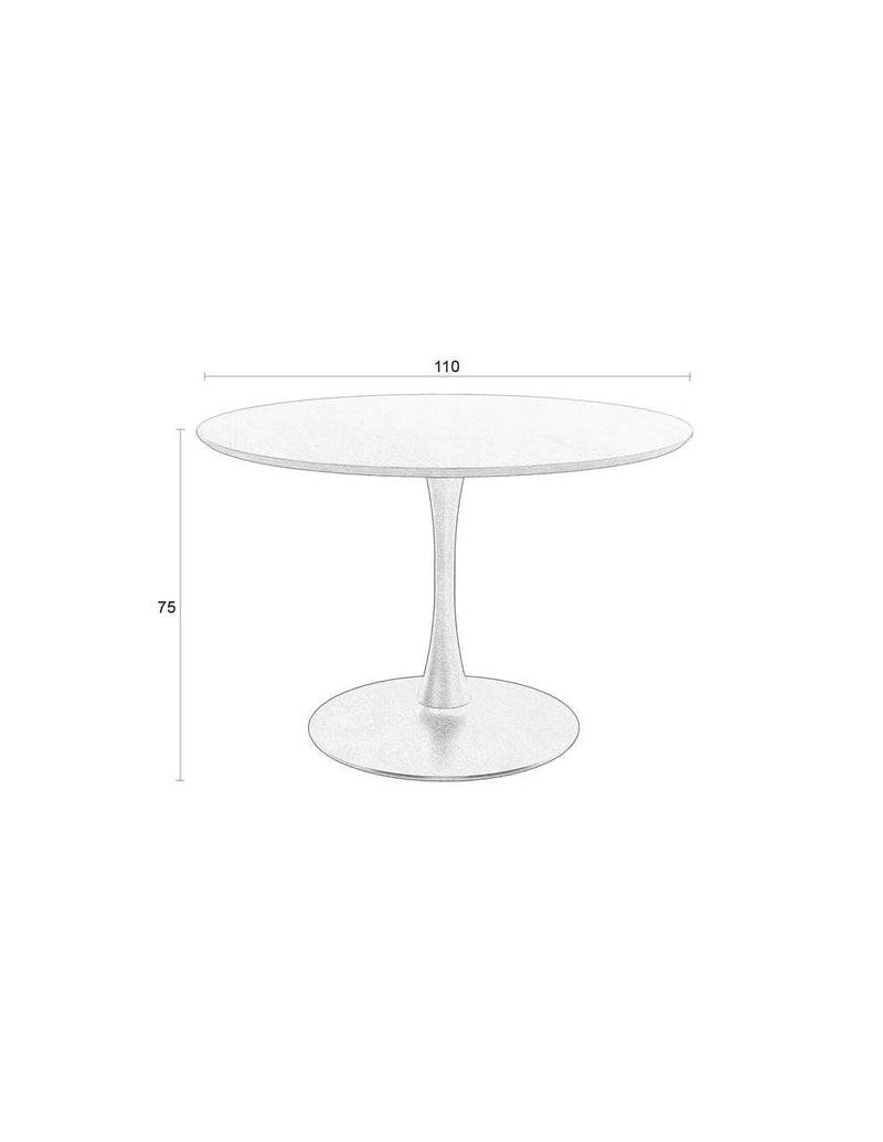 Raku Round Table 110cm