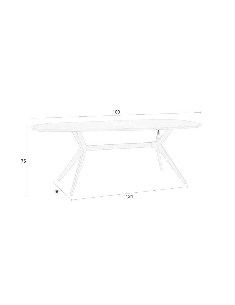 Chase Organic Oval Table