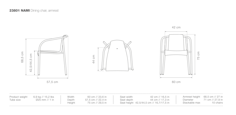 Καρέκλα & Πολυθρόνα Nami