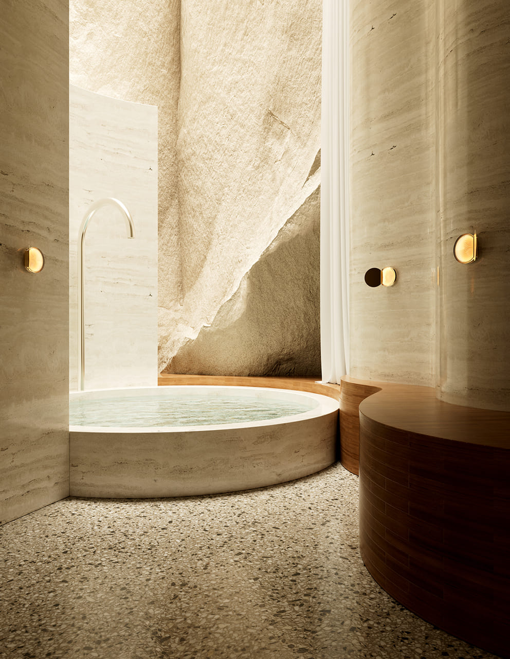 Poudrier Wall Lamp
