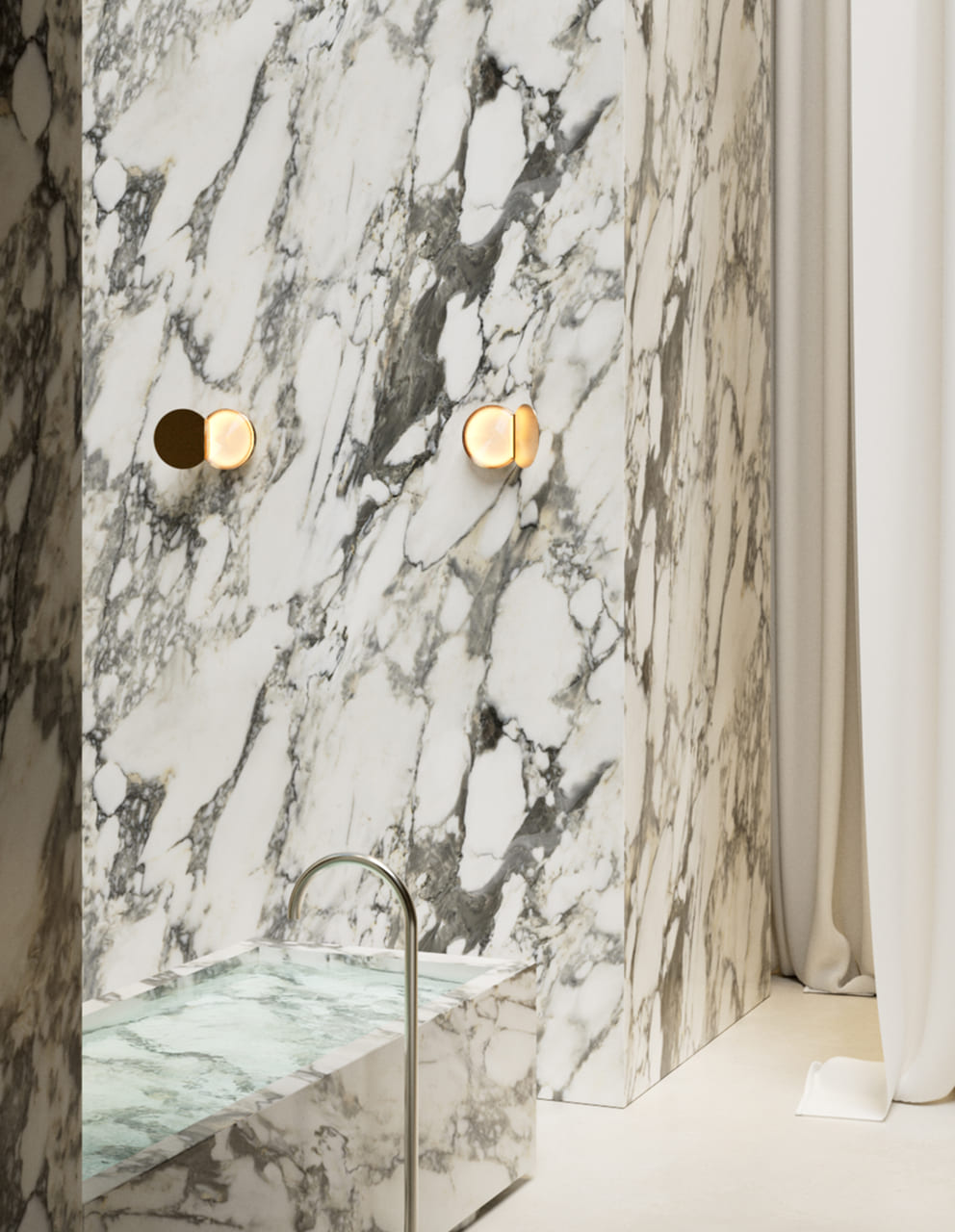Poudrier Wall Lamp