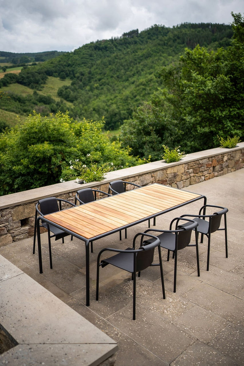 Avanti infinity extendable dining table set