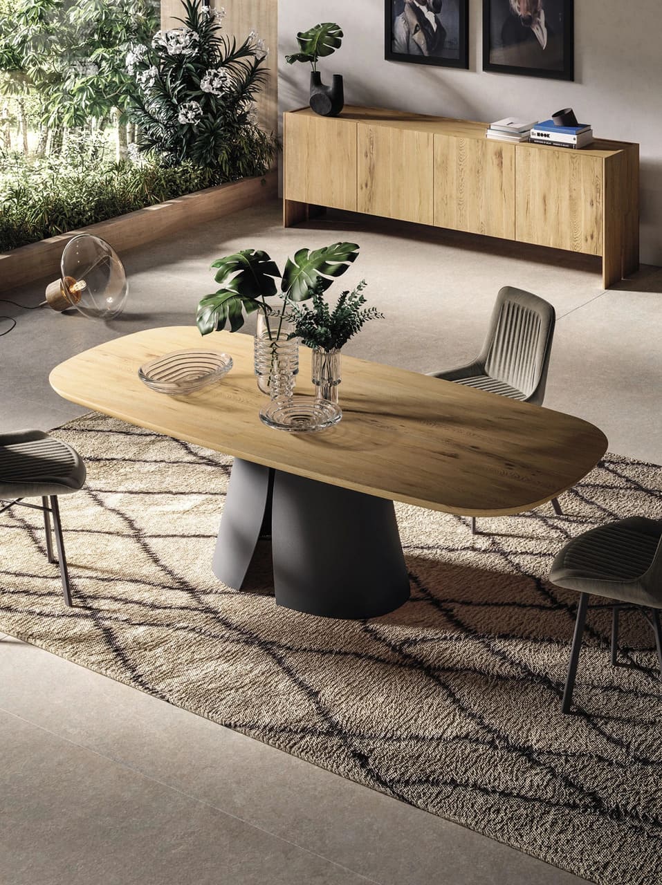 Custom Table: Cosmopolitan - Oak