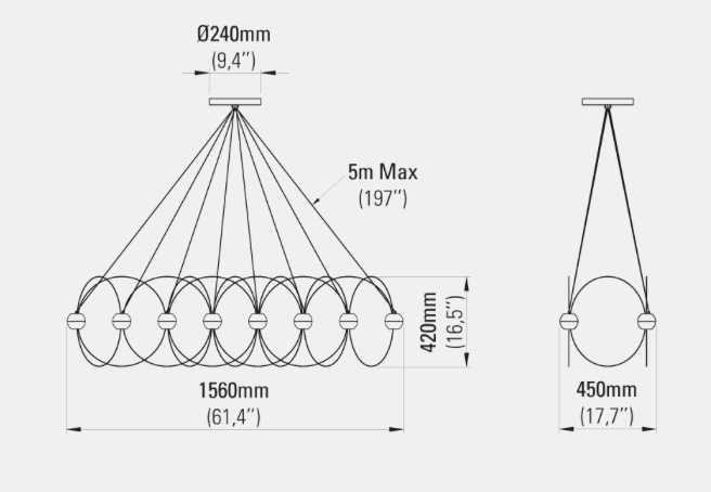 Munari 8 Pendant Lamp