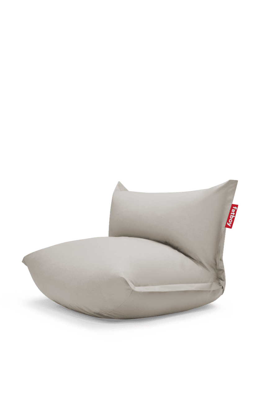 A gray The BonBaron Outdoor Lounge Chair with an adjustable backrest, displayed against a plain background.