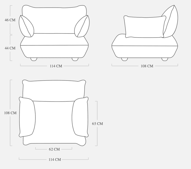 Sumo Loveseat