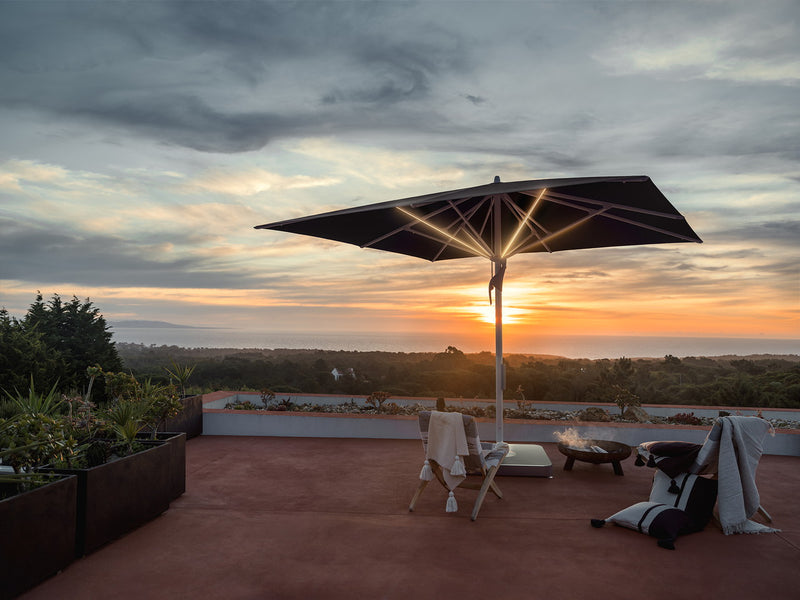 Outdoor Umbrella Compact Windproof Umbrella Umbrella With Fan Sun