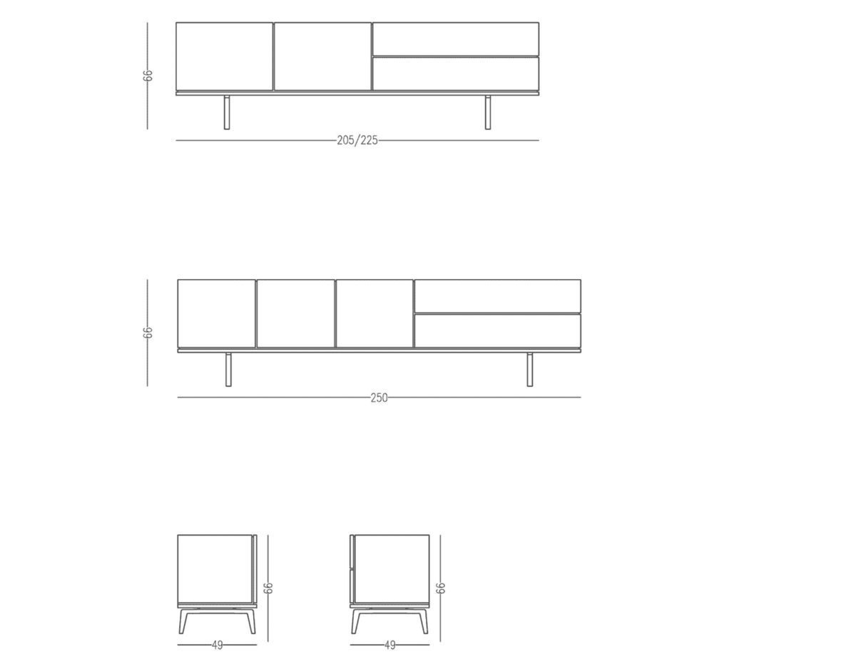 Twist H Sideboard