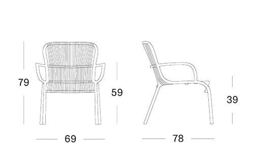 Loop Lounge Chair (set of 2)