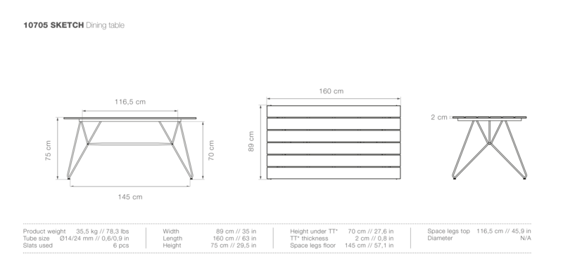 Sketch Dining Table