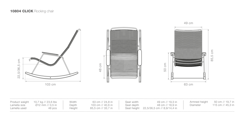 Click Rocking Armchair