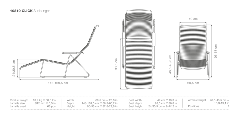Click Sunlounger