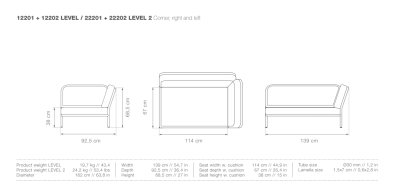 Level 2 Outdoor Modular Sofa