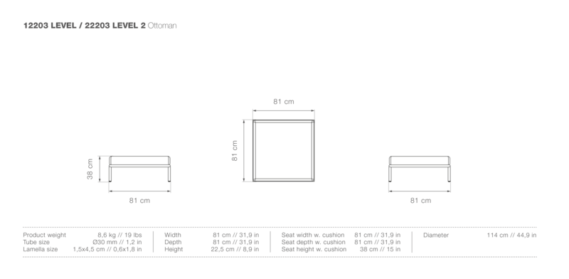 Level 2 Outdoor Modular Sofa