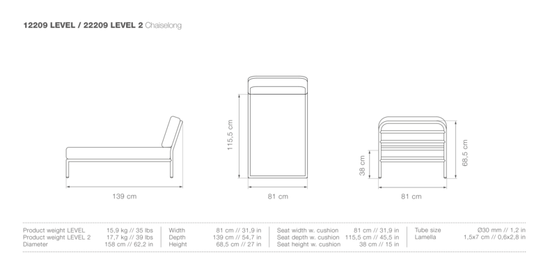 Level 2 Outdoor Modular Sofa