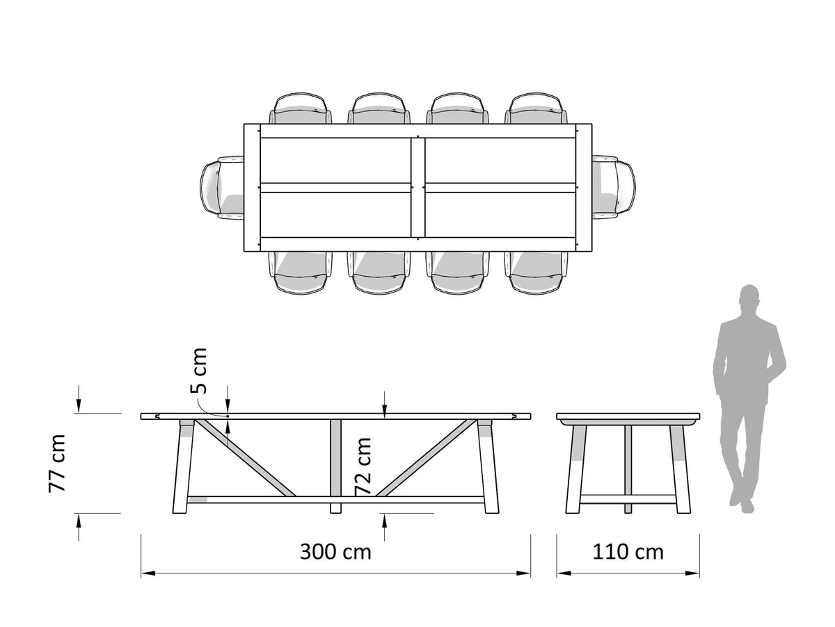 Lombardy Dining Table