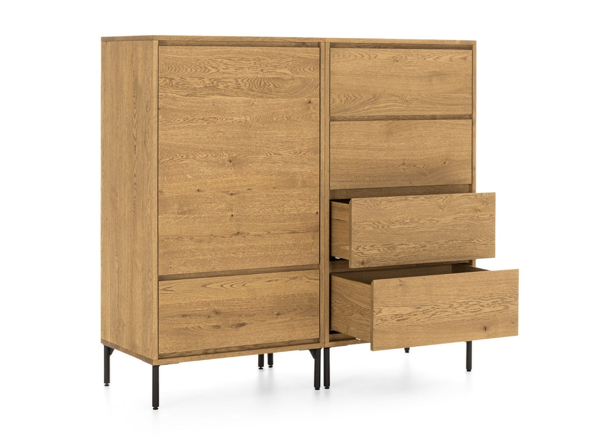 Atlas Cabinet 1D+5Dr 140cm