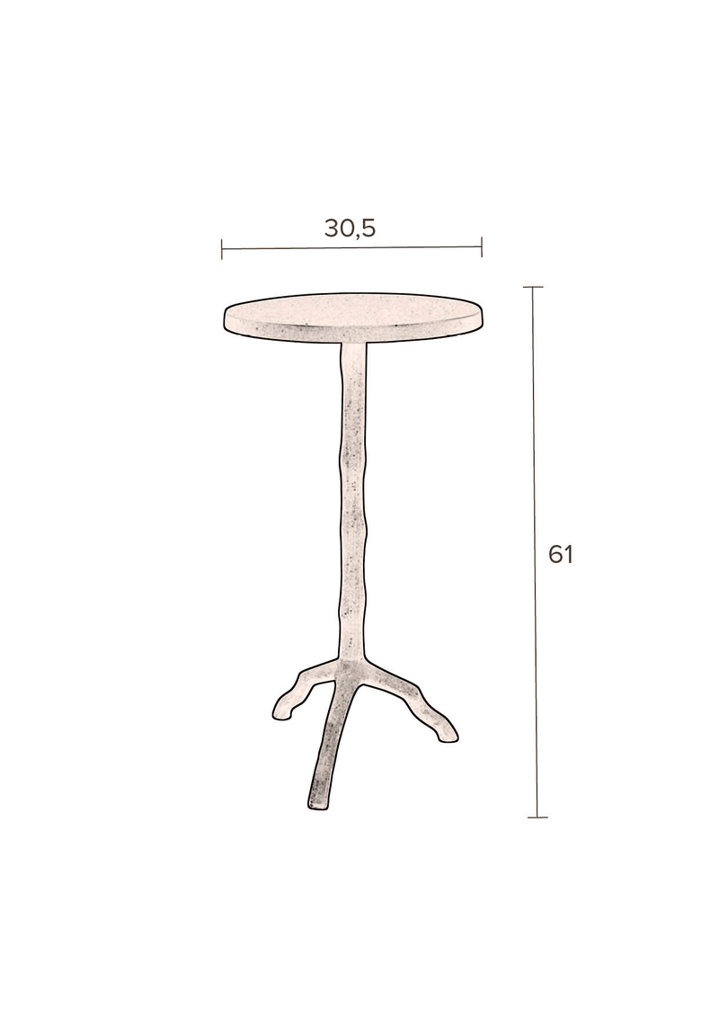 Side Table Twig D30cm
