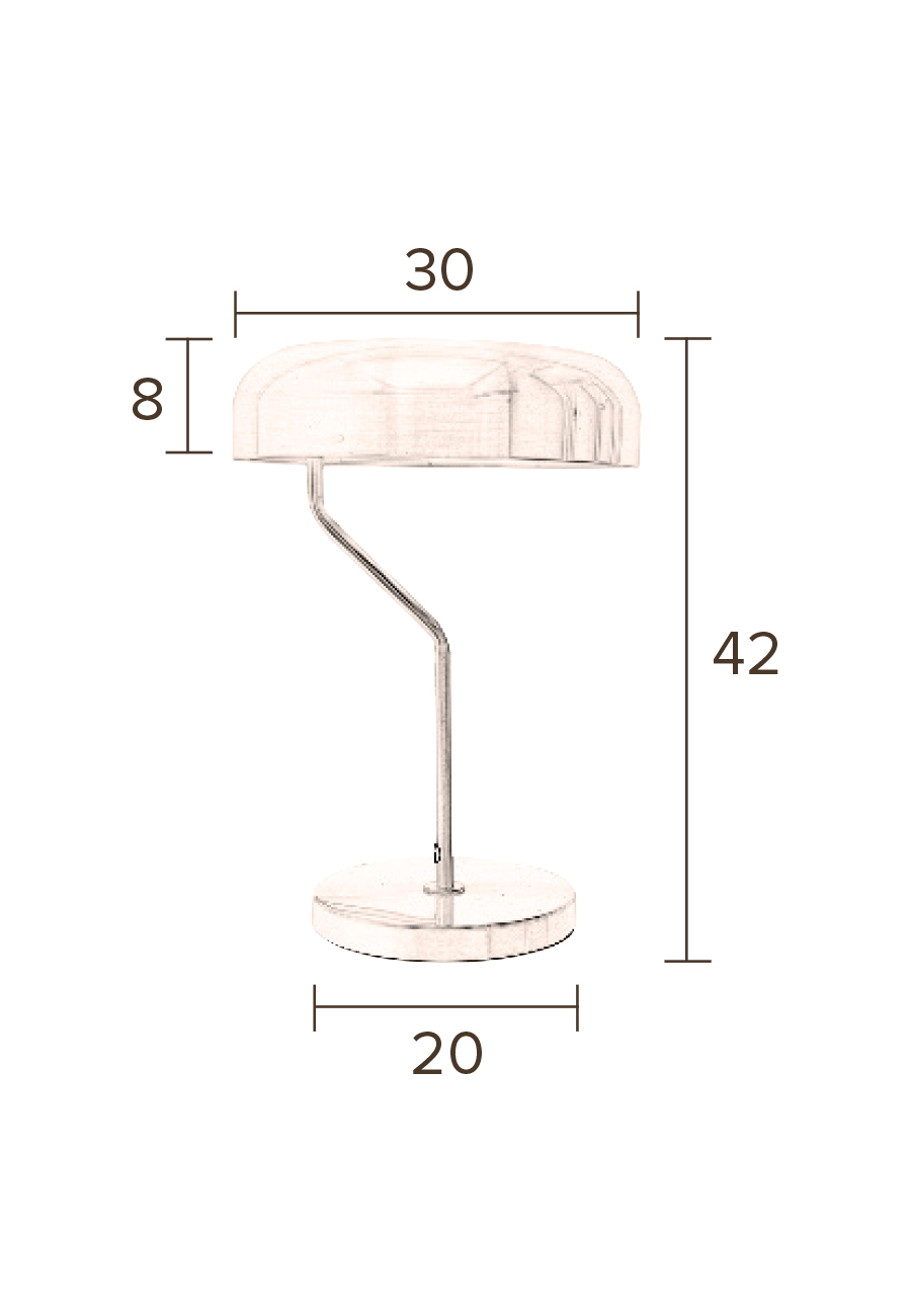 Eclipse desk lamp