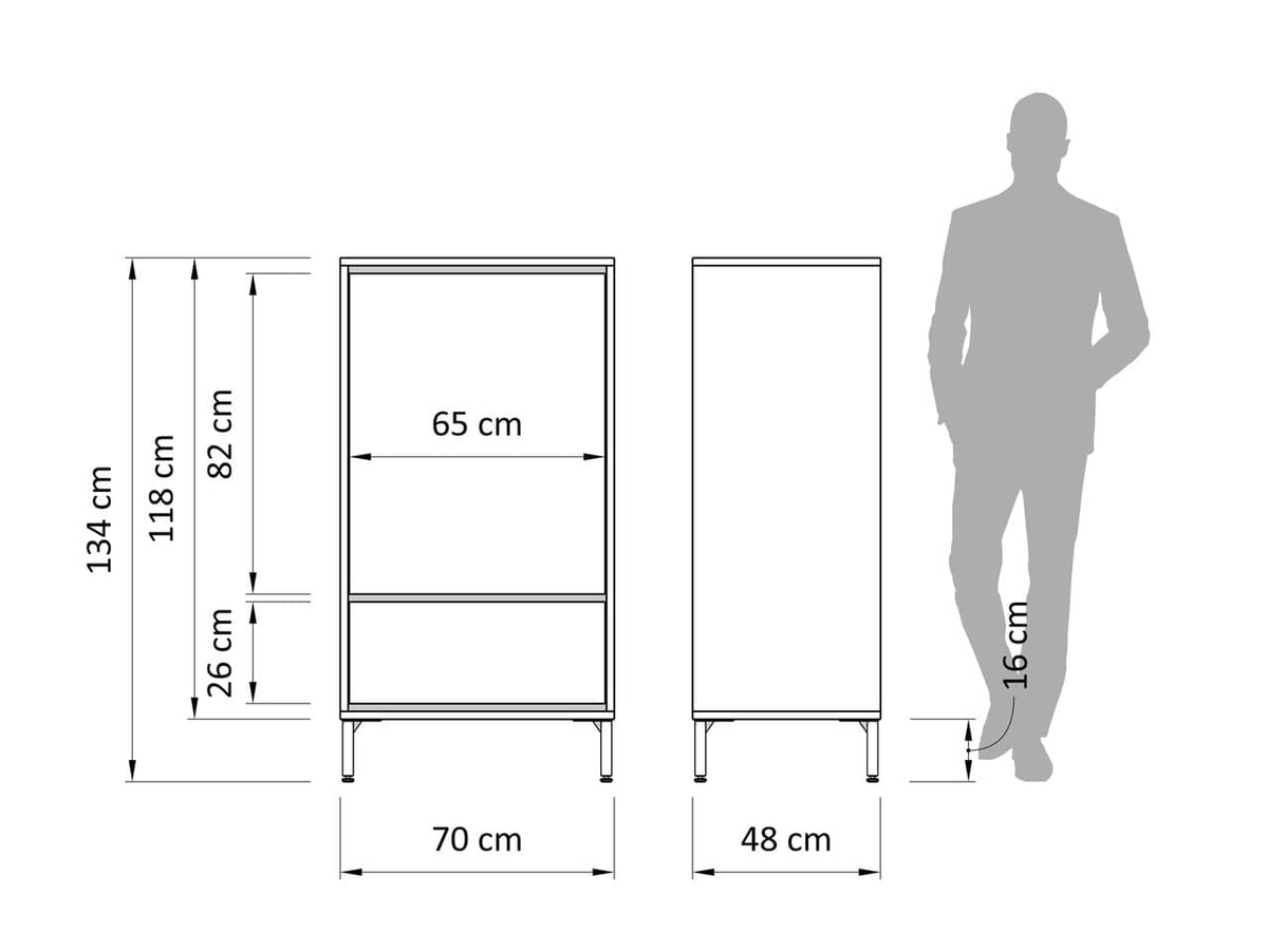 Ερμάριο Atlas 70cm