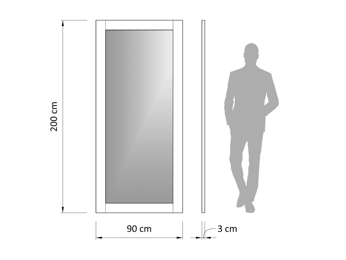 Frame Mirror 200x90cm